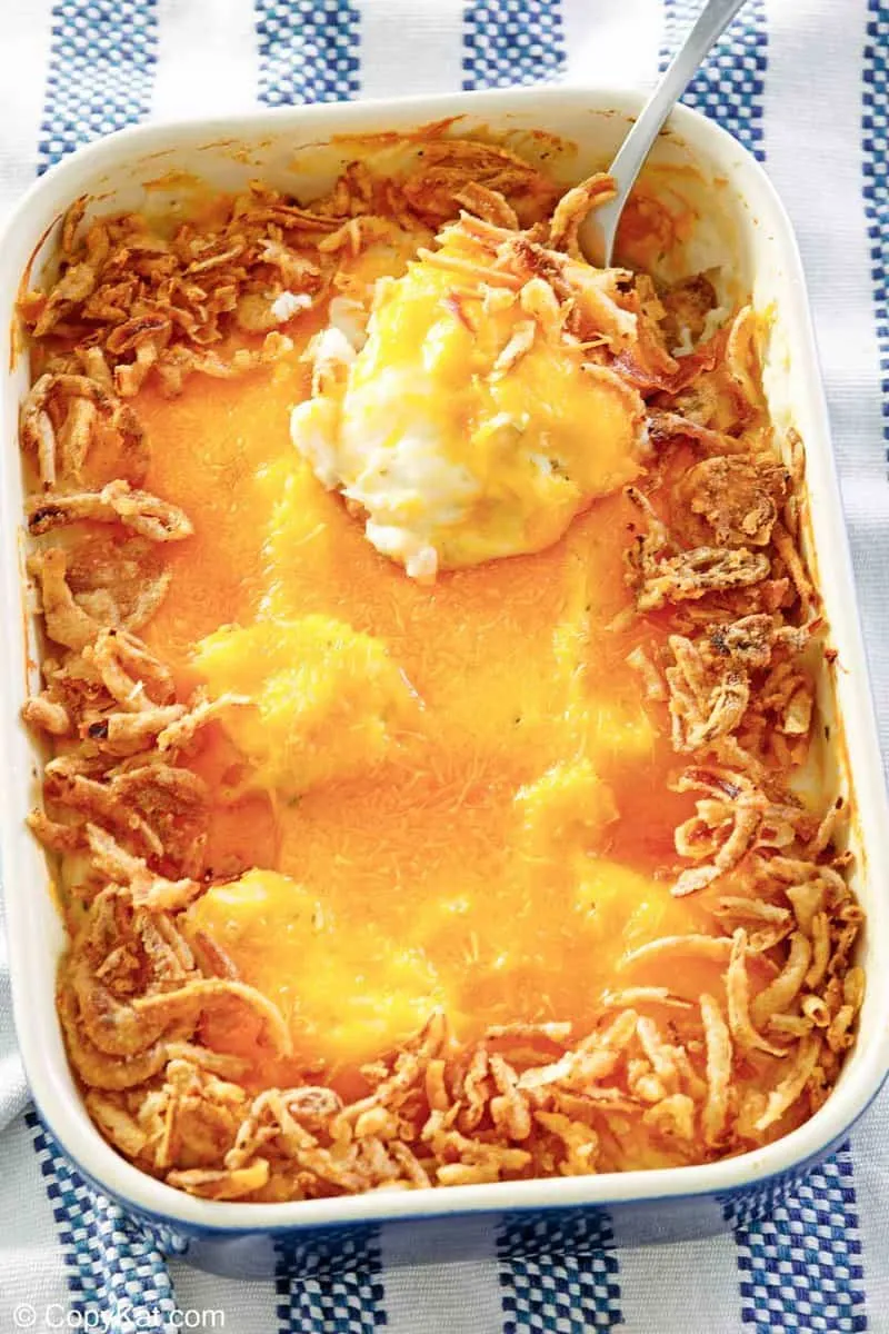 Cheesy Mashed Potato Casserole