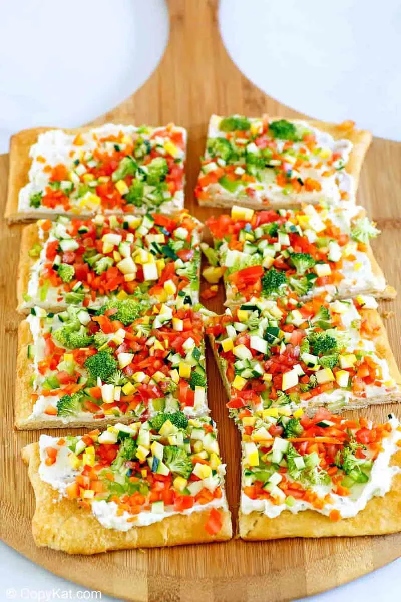 Crescent Roll Veggie Pizza