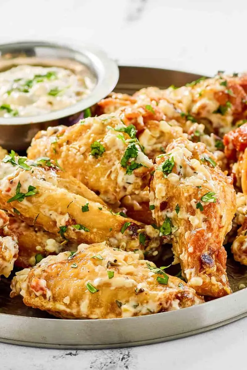 Buffalo Wild Wings Garlic Parmesan Wings (Copycat)