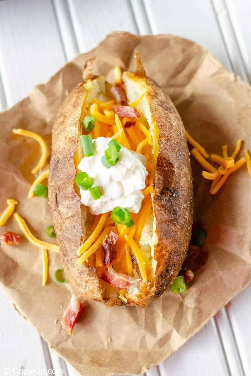Air Fryer Baked Potatoes
